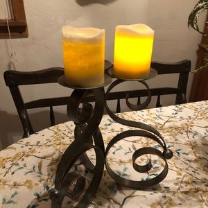 Brass candle holder